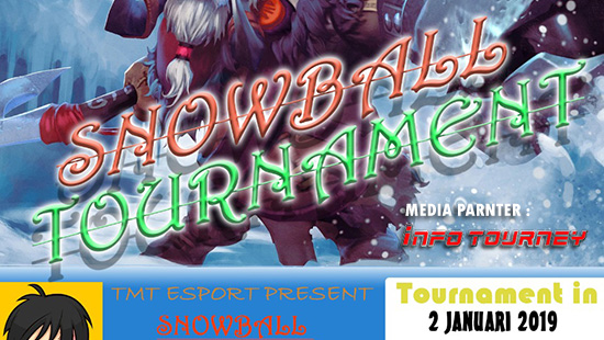 turnamen dota2 snowball tournament januari 2019 logo