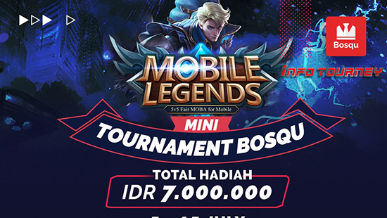 turnamen mobile legends bosqu mini tournament juli 2018 logo