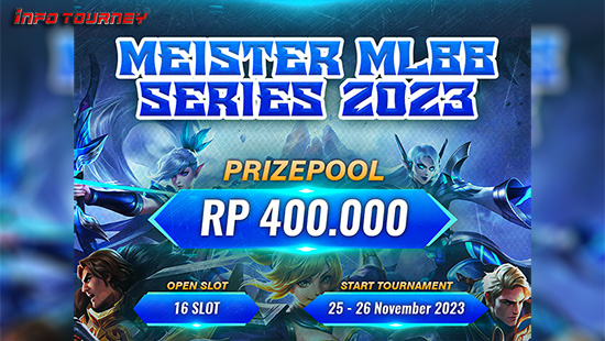 turnamen ml mlbb mole mobile legends november 2023 meister series 2023 logo