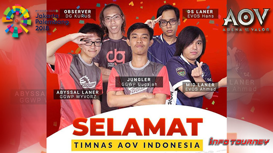 tim aov arena of valor indonesia asian games 2018