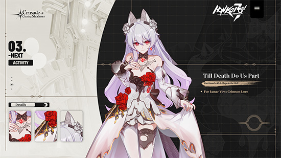 honkai impact 3 v 7 4 crusade of chasing shadows activity