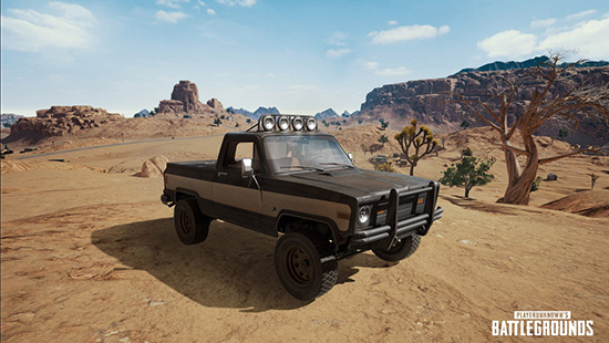 kendaraan baru pubg desert truck