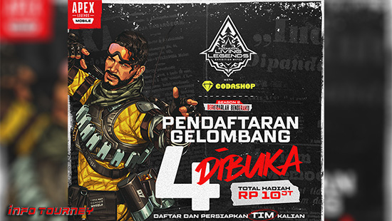 turnamen apex legends mobile oktober 2022 indonesian living legends season 2 gelombang 4 logo