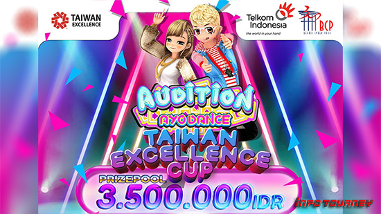 turnamen audition ayodance oktober 2021 taiwan excellence cup logo