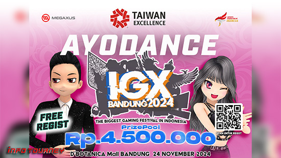 turnamen audition ayodance november 2024 igx bandung 2024 logo