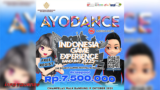 turnamen audition ayodance oktober 2025 igx bandung 2025 logo