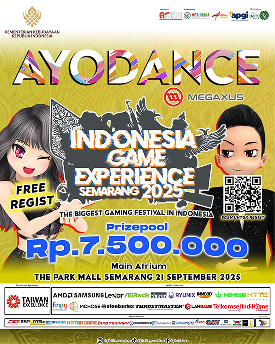 turnamen audition ayodance september 2025 igx semarang 2025 poster