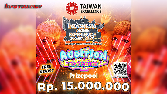 turnamen audition ayodance juli 2026 igex jakarta 2026 logo