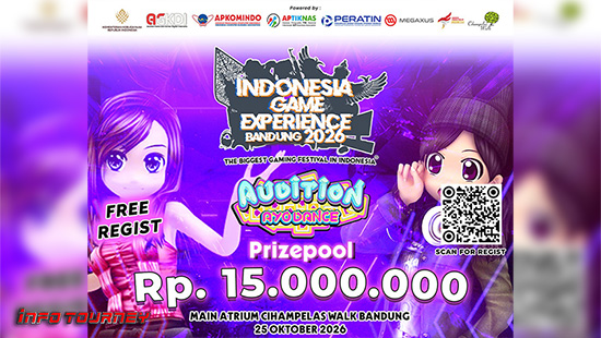 turnamen audition ayodance oktober 2026 igex bandung 2026 logo