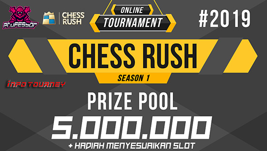 turnamen chess rush chessrush november 2019 professor gaming id season 1 logo