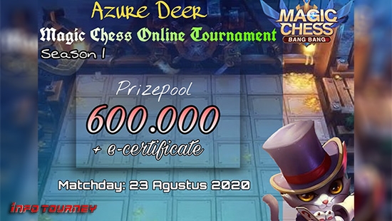 turnamen magic chess magicchess agustus 2020 azuredeer season 1 logo