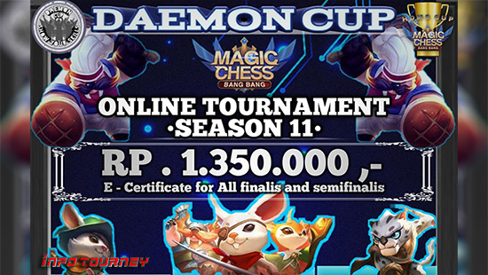 turnamen magic chess magicchess agustus 2020 daemon cup season 11 logo