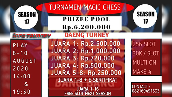 turnamen magic chess magicchess agustus 2020 daeng season 17 logo
