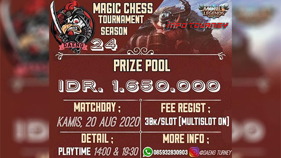 turnamen magic chess magicchess agustus 2020 daeng season 24 logo 1