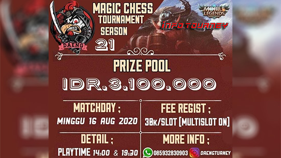 turnamen magic chess magicchess agustus 2020 daeng turney season 21 logo 1