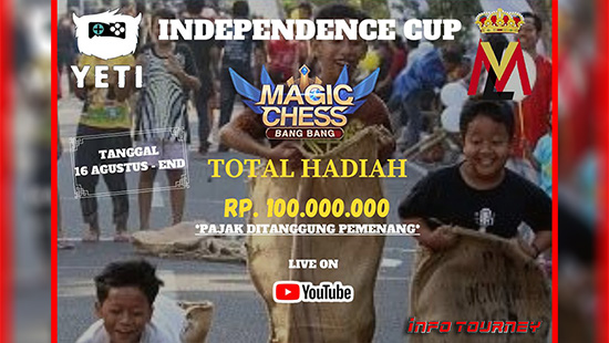 turnamen magic chess magicchess agustus 2020 independence cup logo