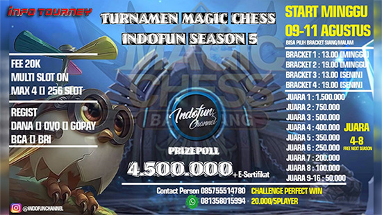 turnamen magic chess magicchess agustus 2020 indofun k season 5 logo