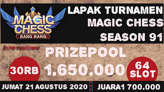turnamen magic chess magicchess agustus 2020 lapak turnamen season 91 logo