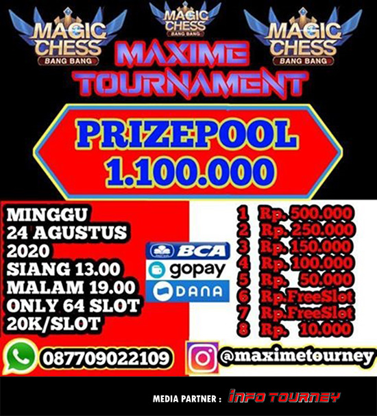 turnamen magic chess magicchess agustus 2020 maxime season 1 poster