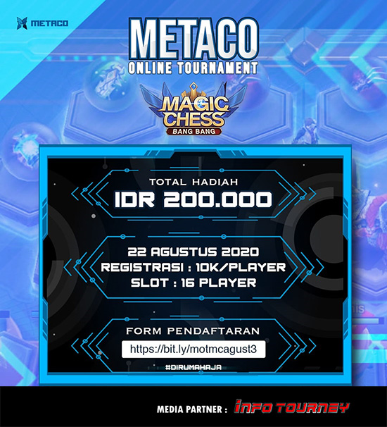 turnamen magic chess magicchess agustus 2020 metaco agustus season 3 poster