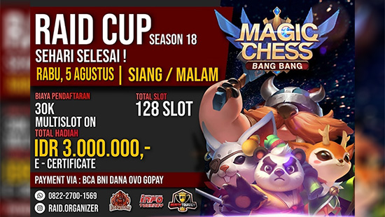 turnamen magic chess magicchess agustus 2020 raid organizer season 19 logo