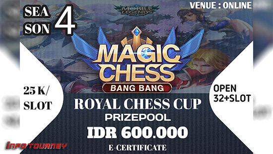 turnamen magic chess magicchess agustus 2020 royal chess cup season 4 logo