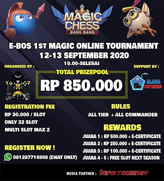 turnamen magic chess magicchess september 2020 ebos season 1 poster