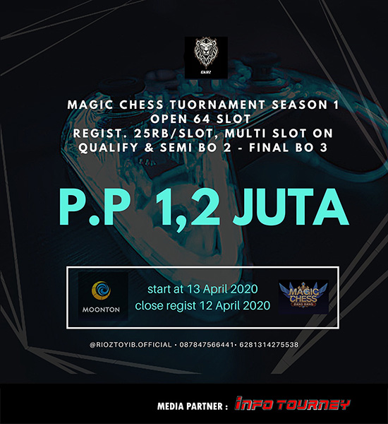 turnamen auto chess autochess april 2020 rioztoyib official season 1 poster