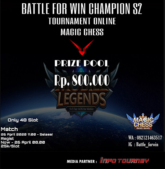 turnamen magic chess magicchess april 2020 battle for win season 2 poster