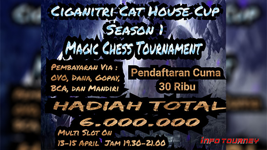 turnamen magic chess magicchess april 2020 cat house cup season 1 logo