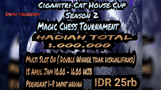 turnamen magic chess magicchess april 2020 cat house cup season 2 logo
