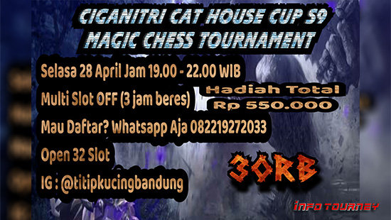 turnamen magic chess magicchess april 2020 cat house cup season 9 logo