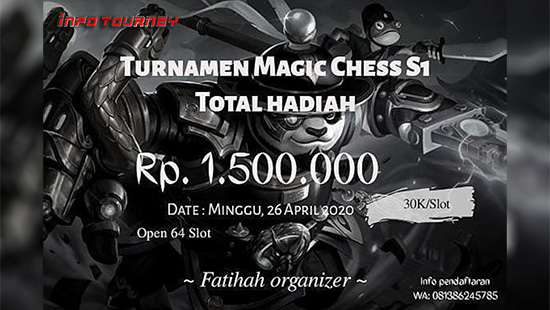 turnamen magic chess magicchess april 2020 fatihah organizer season 1 logo