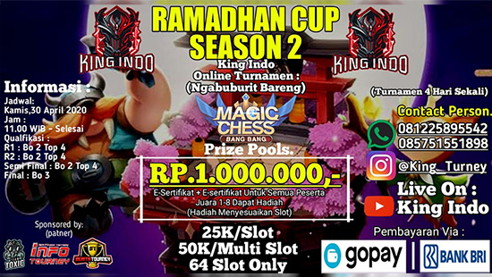 turnamen magic chess magicchess april 2020 king indo ramadhan season 2 logo