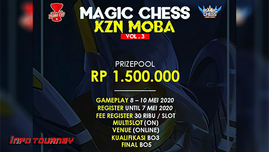 turnamen magic chess magicchess april 2020 kzn moba season 3 logo