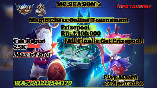 turnamen magic chess magicchess april 2020 master chess season 3 logo