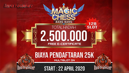 turnamen magic chess magicchess april 2020 raid organizer season 2 logo