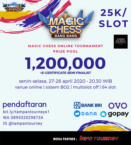 turnamen magic chess magicchess april 2020 tampan season 1 poster