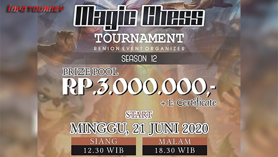 turnamen magic chess magicchess juni 2020 renion organizer season 12 logo