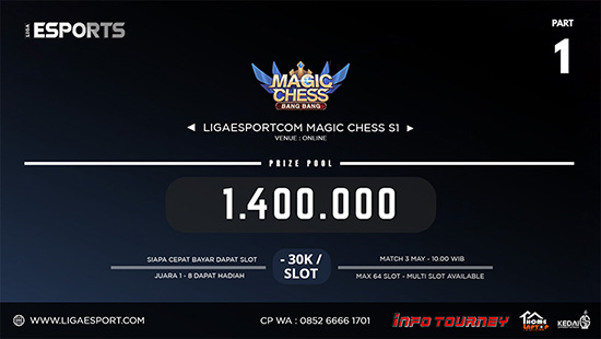 turnamen magic chess magicchess mei 2020 ligaesport season 1 logo