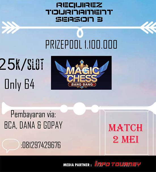 turnamen magic chess magicchess mei 2020 requirez season 3 poster