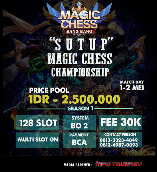 turnamen magic chess magicchess mei 2020 sutupchampionship season 1 poster