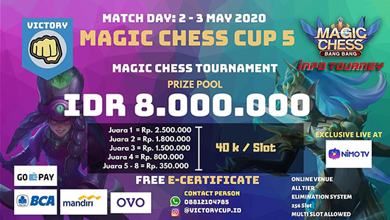 turnamen magic chess magicchess mei 2020 victory cup season 5 logo