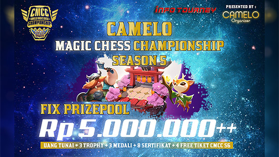 turnamen magic chess magicchess desember 2020 camelo season 5 logo