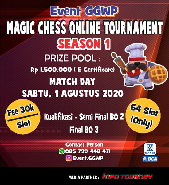 turnamen magic chess magicchess agustus 2020 event ggwp season 1 poster