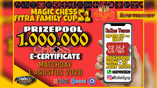 turnamen magic chess magicchess agustus 2020 fitra family cup season 1 logo