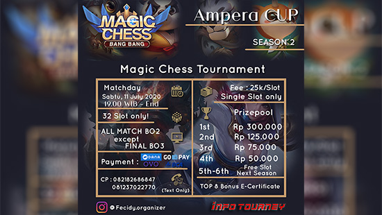 turnamen magic chess magicchess juli 2020 ampera cup season 2 logo