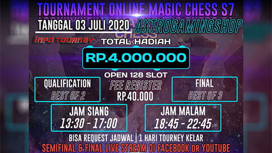 turnamen magic chess magicchess juli 2020 axtro gaming season 7 logo
