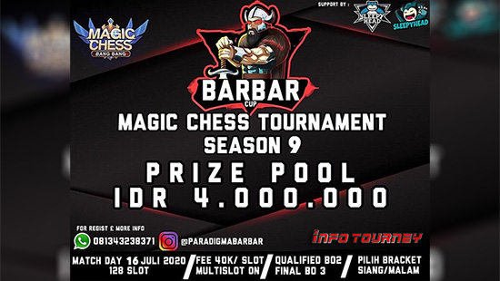 turnamen magic chess magicchess juli 2020 barbar cup season 9 logo
