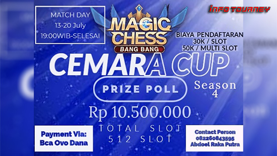turnamen magic chess magicchess juli 2020 cemara cup season 4 logo